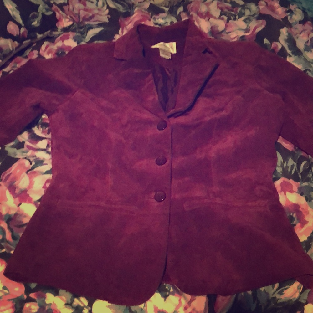 Purple blazer